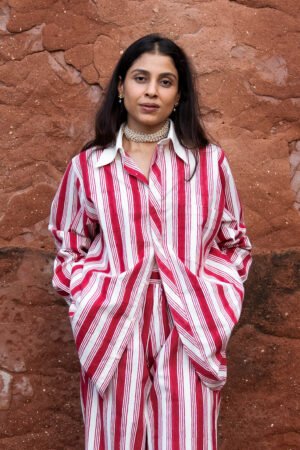 Eskay Shirt in Barbershop Stripe