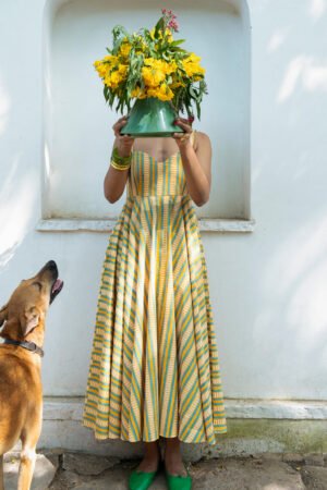 1 (16) Sumee Sundress in Sun & Sky Stripe