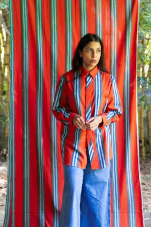 Eskay Shirt in Narangi Rug Stripe