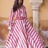 Shakoon Skirt in Barbershop Stripe