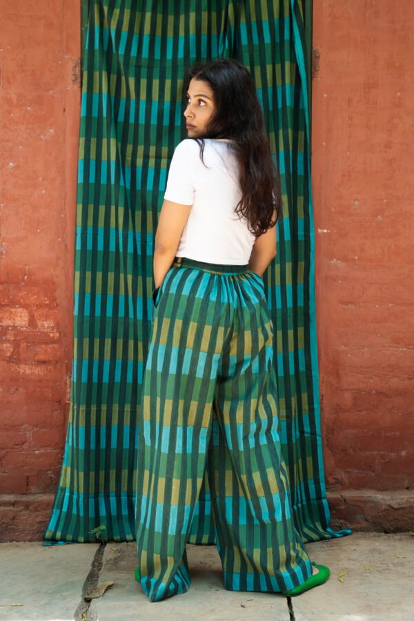 Studio 54 Pant in Forest Broken Stripe