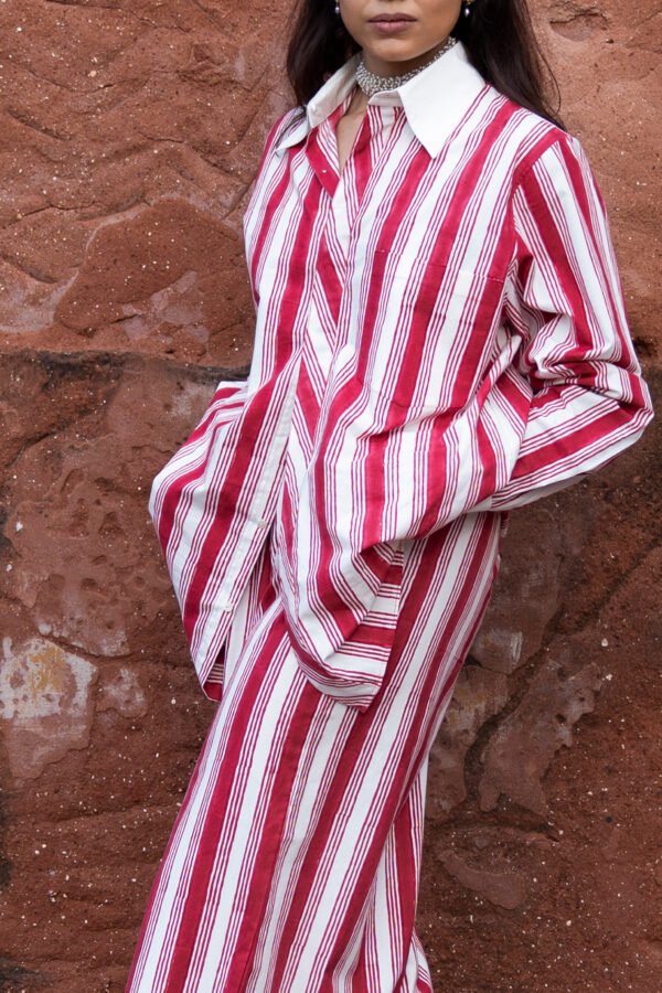 3 Eskay Shirt in Barbershop Stripe