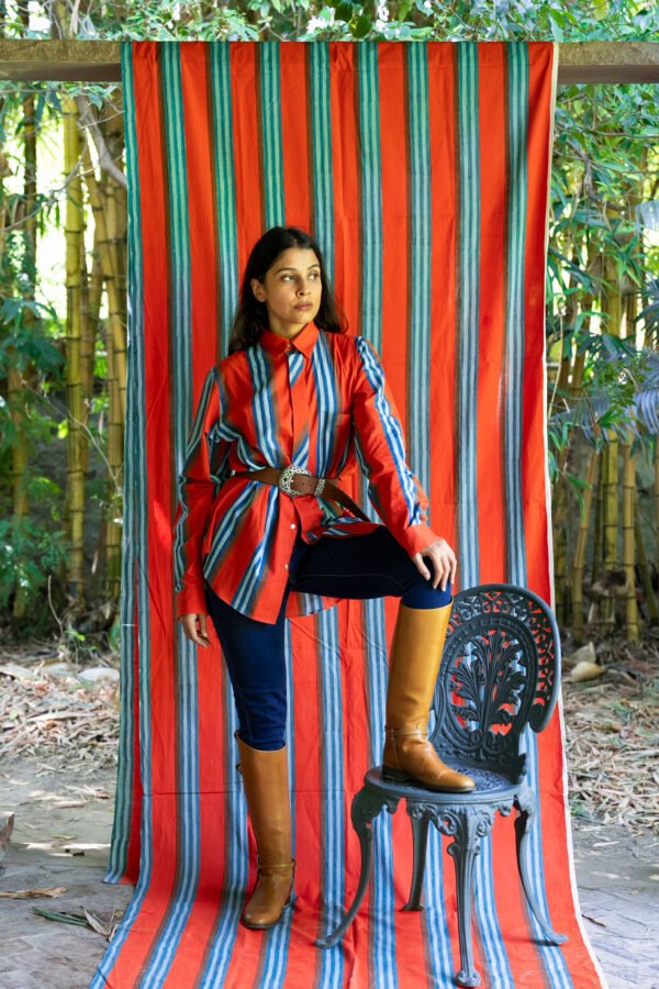 4 (1) Eskay Shirt in Narangi Rug Stripe