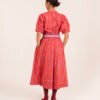 Sara Dress in Chili Stucco Diamond