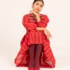 Bebe Dress in Pomegranate Picket