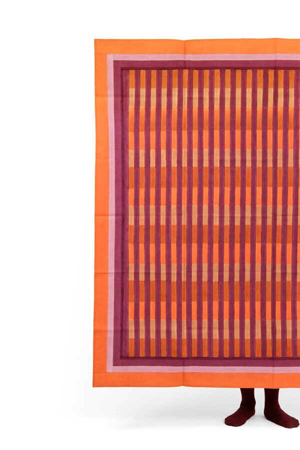 Dusk Broken Stripe Tablecloth