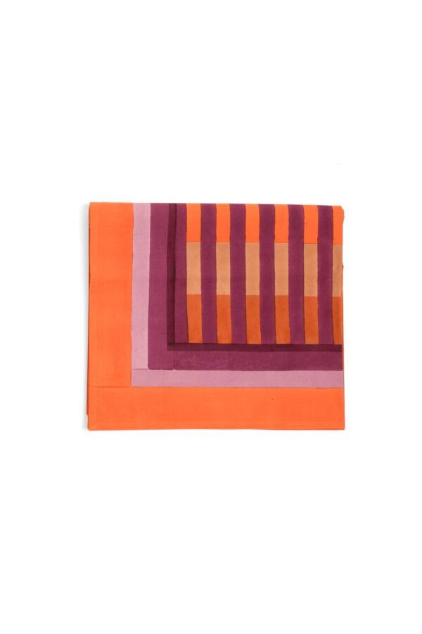 Dusk Broken Stripe Tablecloth