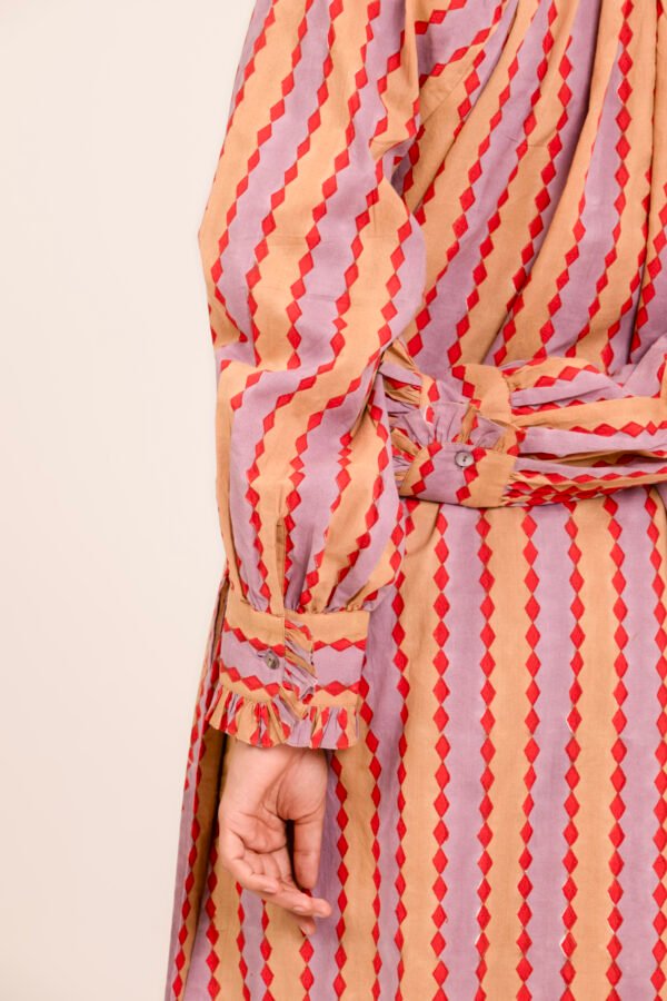 Shae Kurta in Jaipur Diamond Stripe Shae Kurta in Jaipur Diamond Stripe
