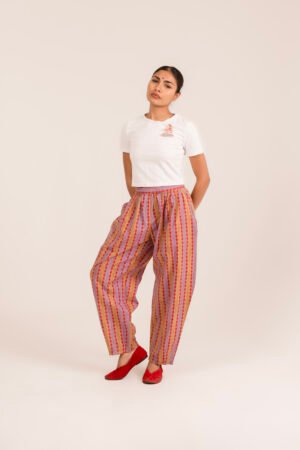 Ballon Pant in Jaipur Diamond Stripe