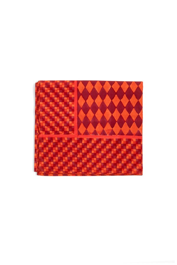 Tangerine Shakarpara Tablecloth