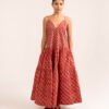 Simran Dress in Fiery Sky Plaid Simran Dress in Fiery Sky Plaid