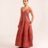 Simran Dress in Fiery Sky Plaid Simran Dress in Fiery Sky Plaid