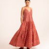 Simran Dress in Fiery Sky Plaid Simran Dress in Fiery Sky Plaid