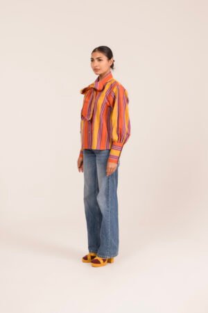 Mehek Shirt in Sunshine Rug Stripe