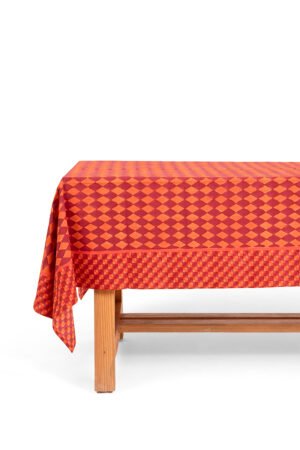 Tangerine Shakarpara Tablecloth