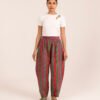 Ballon Pant in Watermelon Rug Stripe