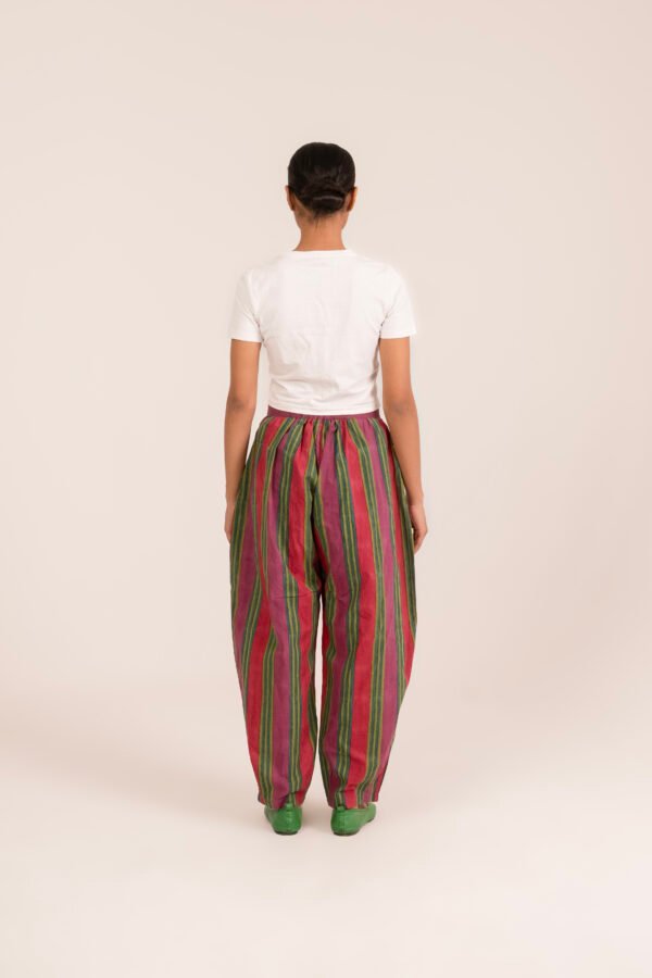 Ballon Pant in Watermelon Rug Stripe