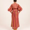 Bebe Dress in Raspberry Rug Stripe