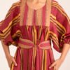 Bebe Dress in Raspberry Rug Stripe