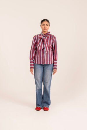 Mehek Shirt in Filigree Stripe