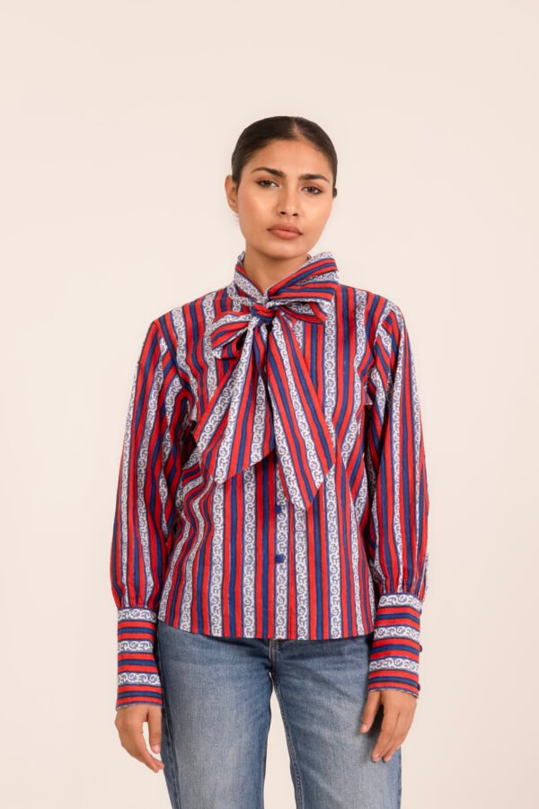 Mehek Shirt in Filigree Stripe