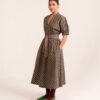 Sara Dress in Forest Berry Checkaroo