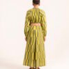 Sash Dress in Key Lime Picket