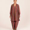 Shae Kurta in Watermelon Rug Stripe