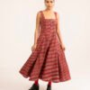 Shaive Dress in Red Erin Stripe Shaive Dress in Red Erin Stripe