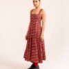 Shaive Dress in Red Erin Stripe Shaive Dress in Red Erin Stripe