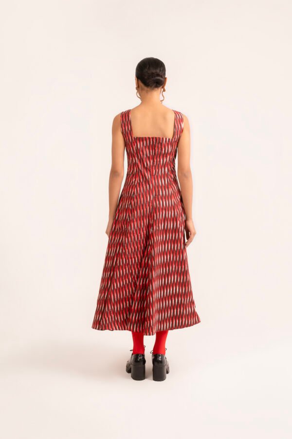 Shaive Dress in Red Erin Stripe Shaive Dress in Red Erin Stripe